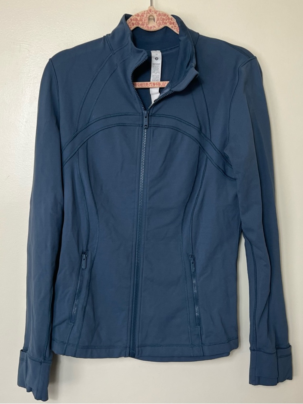 lululemon athletica Blue Full-Zip Athletic Define Jacket. Size 12
